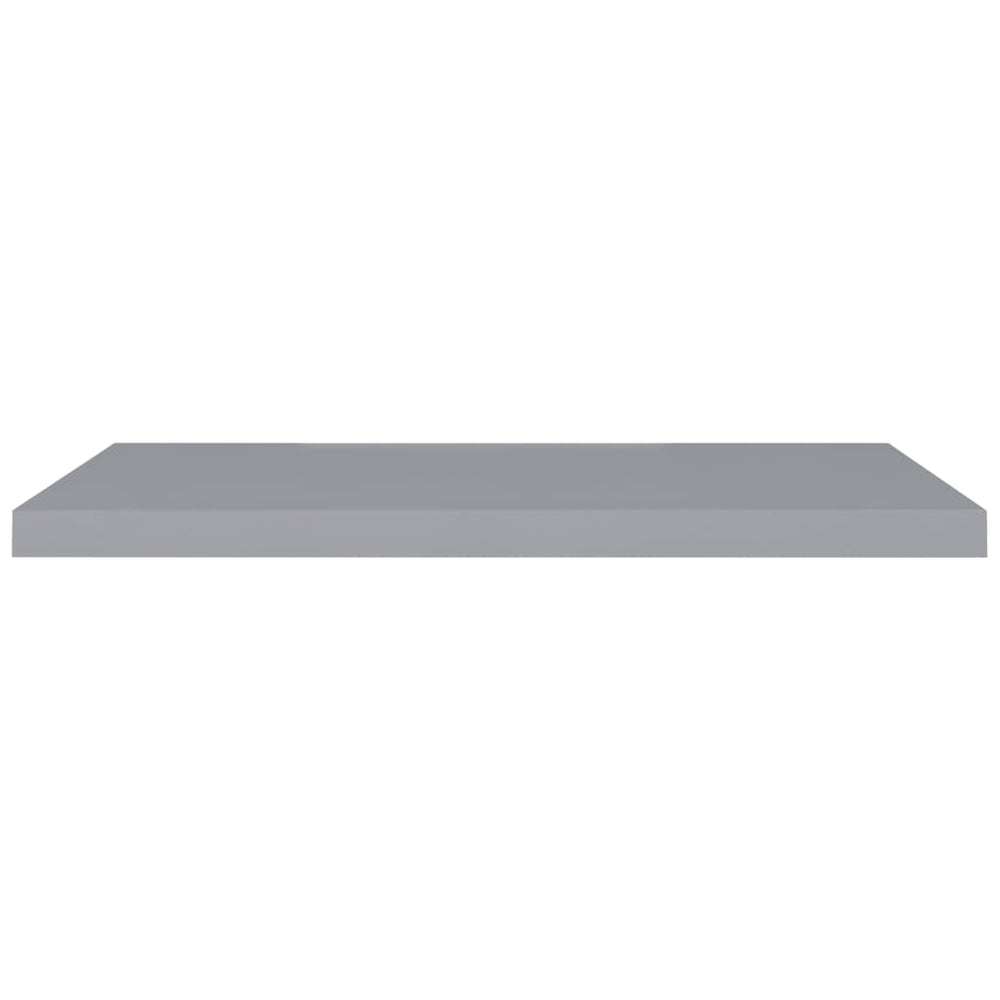 Wandschap zwevend 90x23,5x3,8 cm MDF grijs MeubelReus