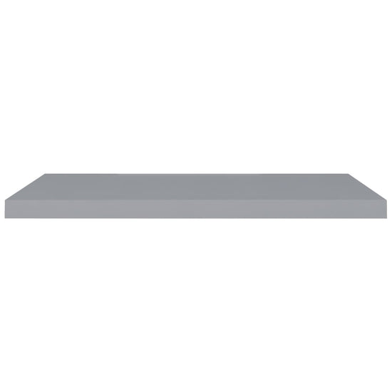 Wandschap zwevend 90x23,5x3,8 cm MDF grijs MeubelReus