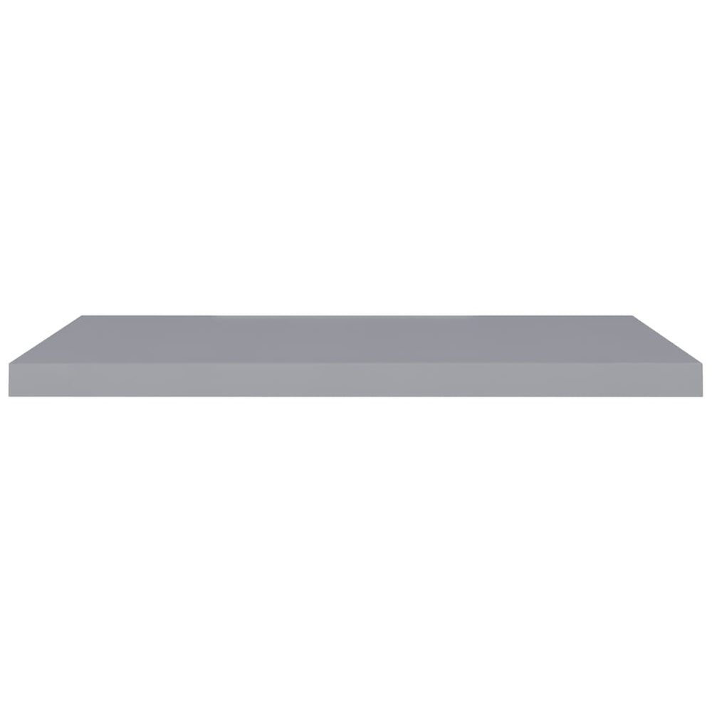 Wandschappen zwevend 2 st 90x23,5x3,8 cm MDF grijs MeubelReus