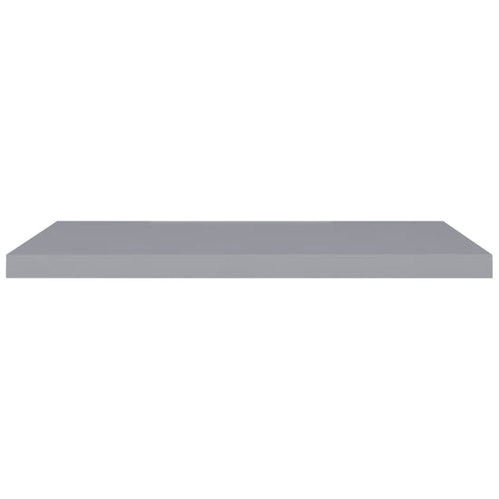 Wandschappen zwevend 2 st 90x23,5x3,8 cm MDF grijs MeubelReus