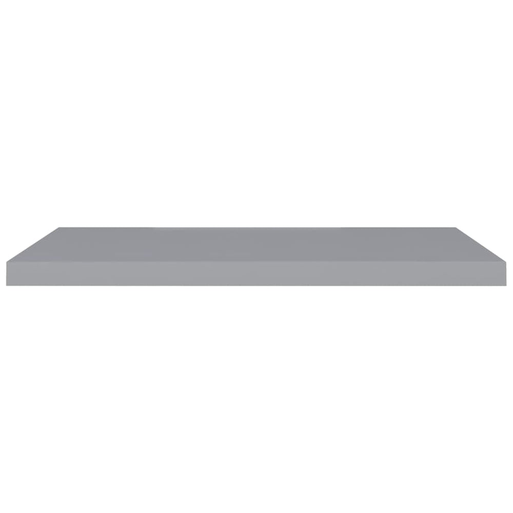 Wandschappen zwevend 4 st 90x23,5x3,8 cm MDF grijs MeubelReus