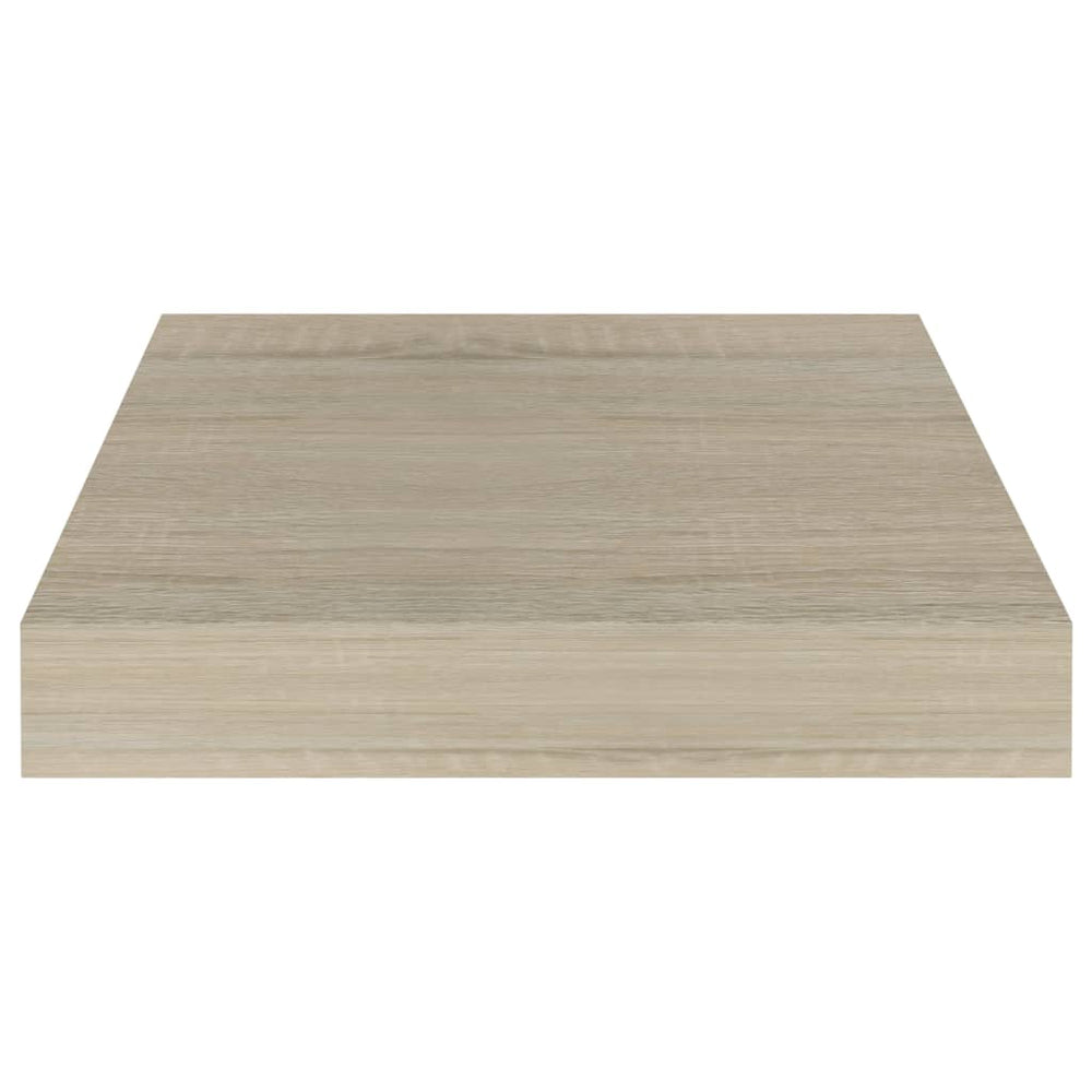 Wandschappen zwevend 4 st 23x23,5x3,8 cm MDF eikenkleurig MeubelReus
