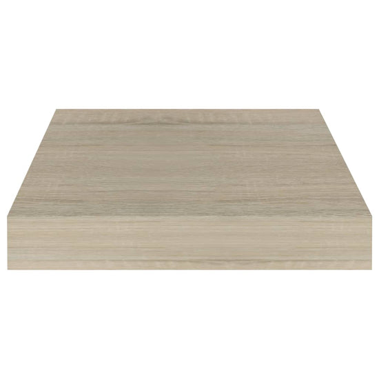 Wandschappen zwevend 4 st 23x23,5x3,8 cm MDF eikenkleurig MeubelReus