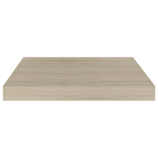 Wandschappen zwevend 2 st 40x23x3,8 cm MDF eikenkleurig MeubelReus