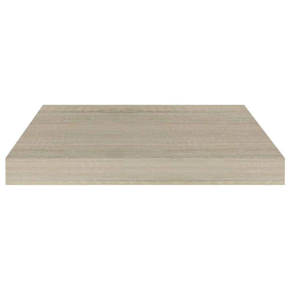 Wandschappen zwevend 4 st 40x23x3,8 cm MDF eikenkleurig MeubelReus