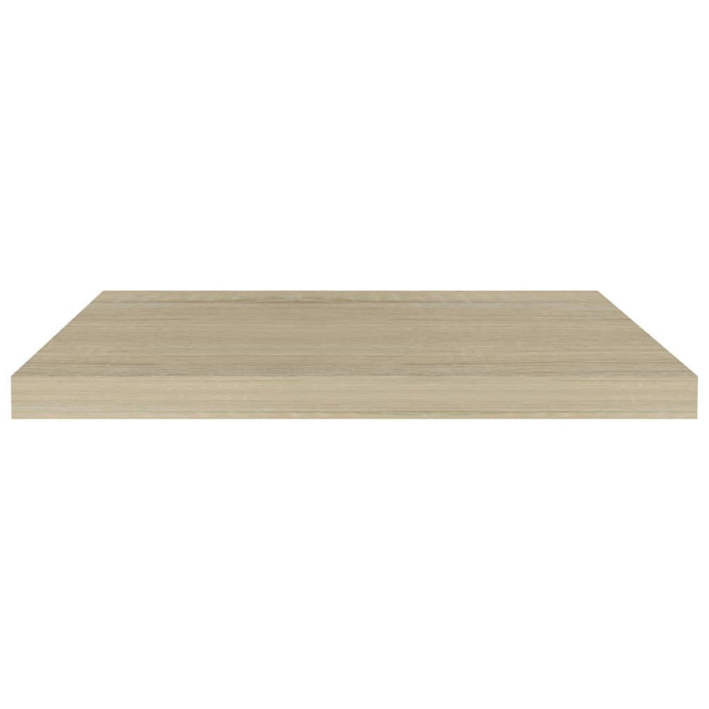 Wandschappen zwevend 4 st 60x23,5x3,8 cm MDF eikenkleurig MeubelReus