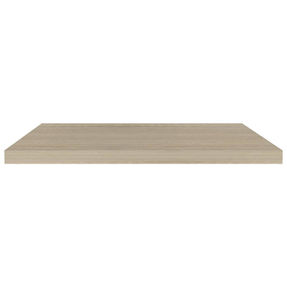 Wandschappen zwevend 4 st 80x23,5x3,8 cm MDF eikenkleurig MeubelReus