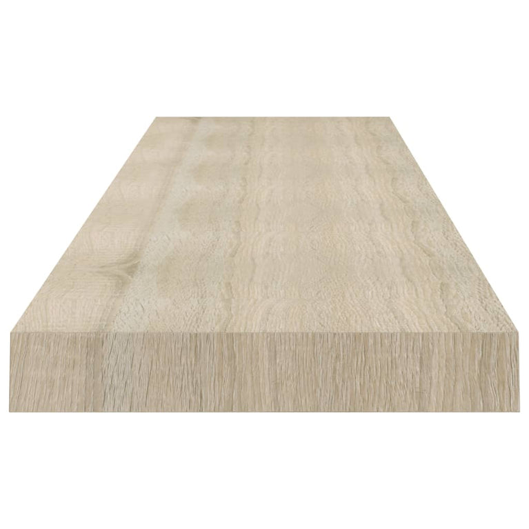 Wandschap zwevend 120x23,5x3,8 cm MDF eikenkleurig MeubelReus