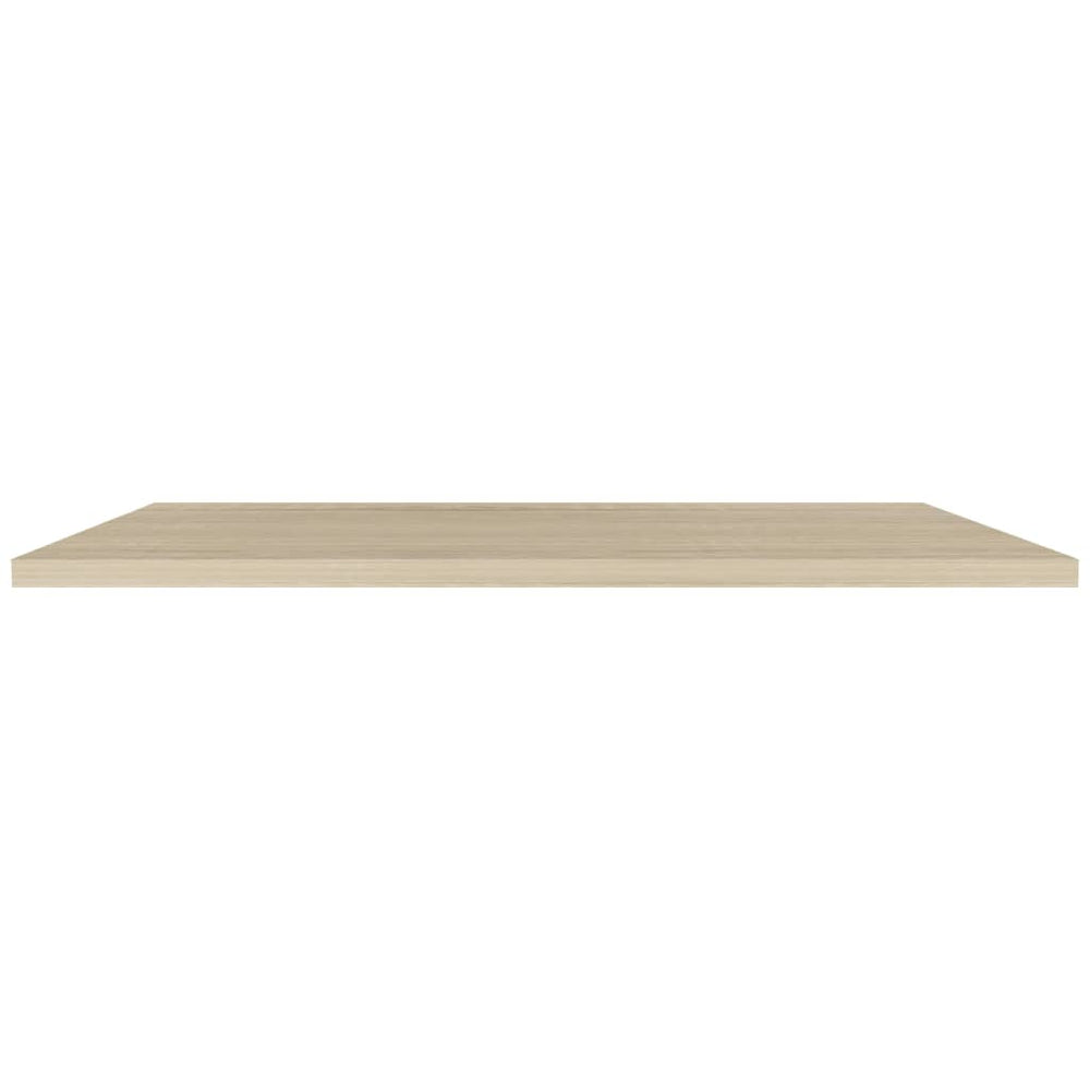 Wandschappen zwevend 2 st 120x23,5x3,8 cm MDF eikenkleurig MeubelReus