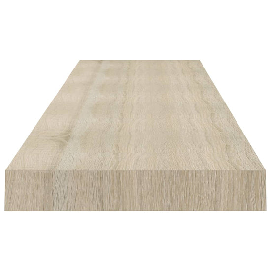 Wandschappen zwevend 4 st 120x23,5x3,8 cm MDF eikenkleurig MeubelReus