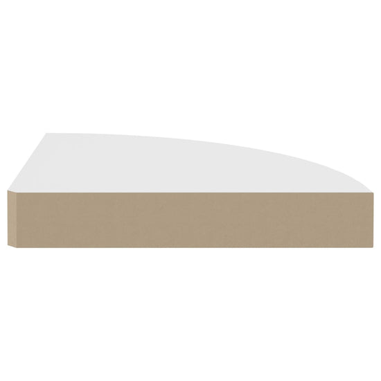 Hoekschap zwevend 25x25x3,8 cm MDF wit MeubelReus