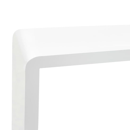 Wandschappen kubus 3 st MDF wit MeubelReus