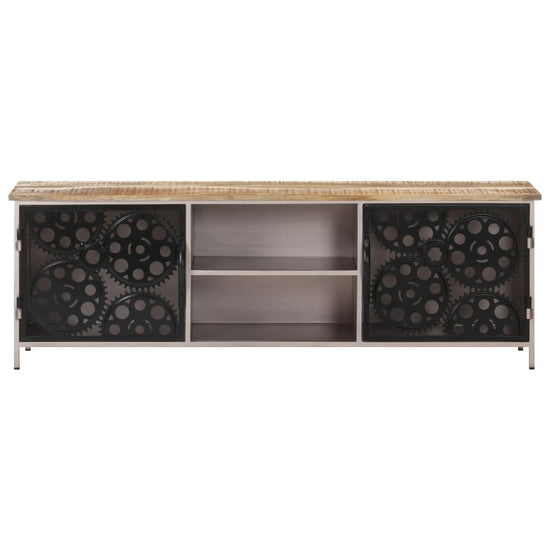 Tv-meubel 120x30x40 cm ruw mangohout MeubelReus