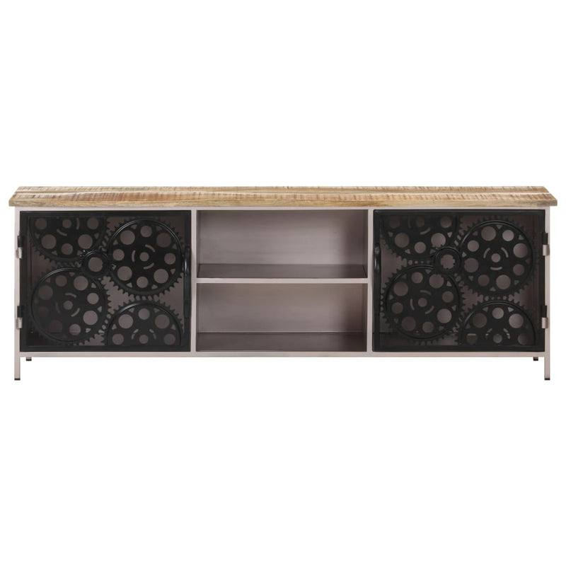 Tv-meubel 120x30x40 cm ruw mangohout MeubelReus