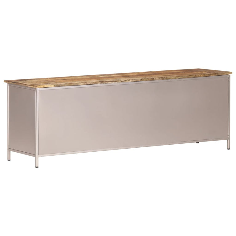 Tv-meubel 120x30x40 cm ruw mangohout MeubelReus