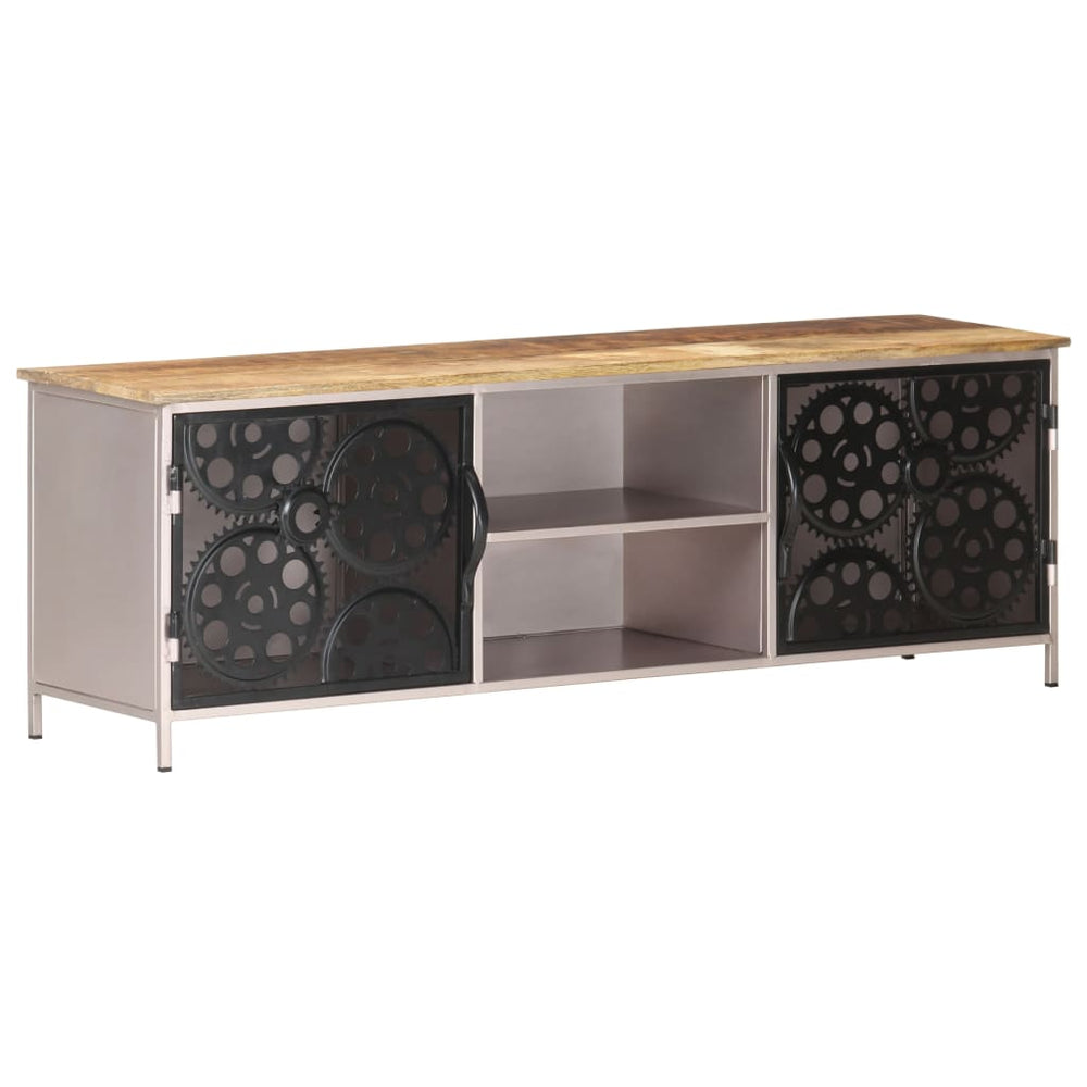 Tv-meubel 120x30x40 cm ruw mangohout MeubelReus