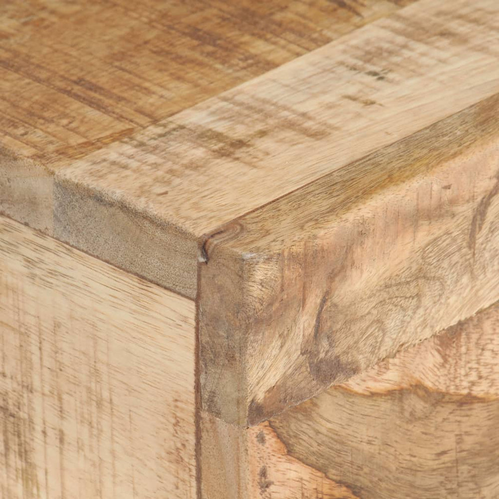 Bijzettafel 40x30x50 cm massief ruw mangohout MeubelReus