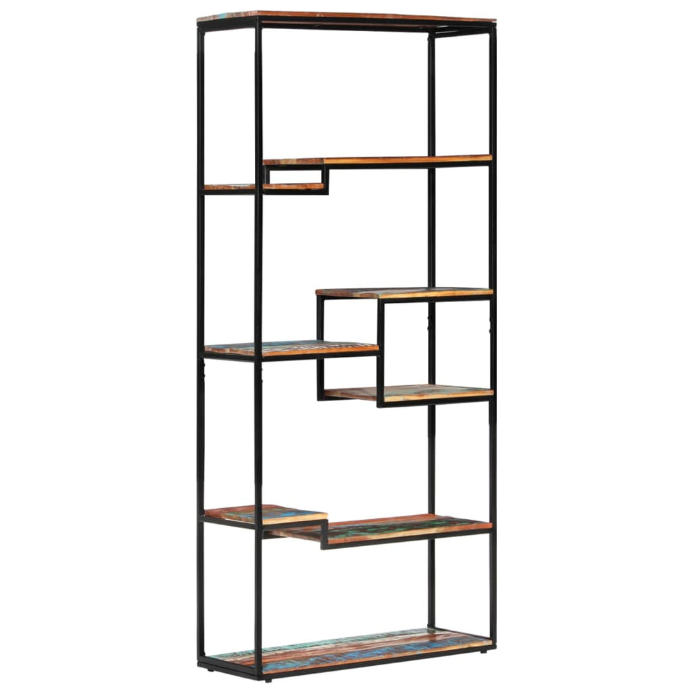 Boekenkast 80x30x180 cm massief gerecycled hout MeubelReus