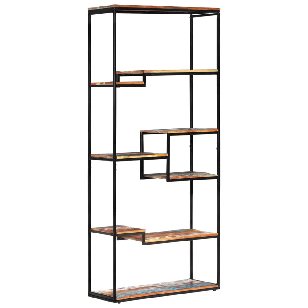 Boekenkast 80x30x180 cm massief gerecycled hout MeubelReus