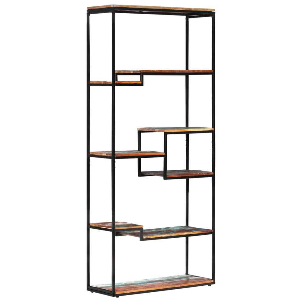 Boekenkast 80x30x180 cm massief gerecycled hout MeubelReus