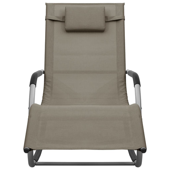 Ligbed textileen taupe en grijs MeubelReus
