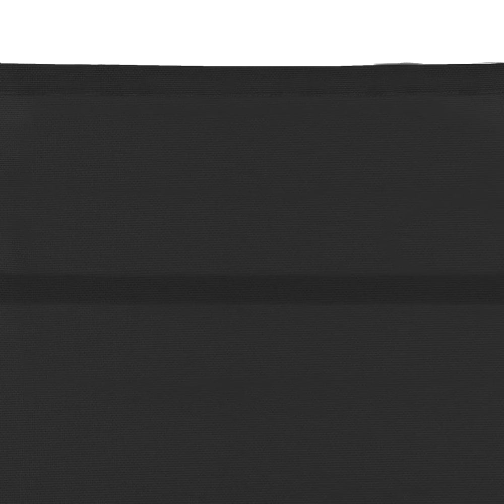 Ligbed textileen en aluminium zwart MeubelReus