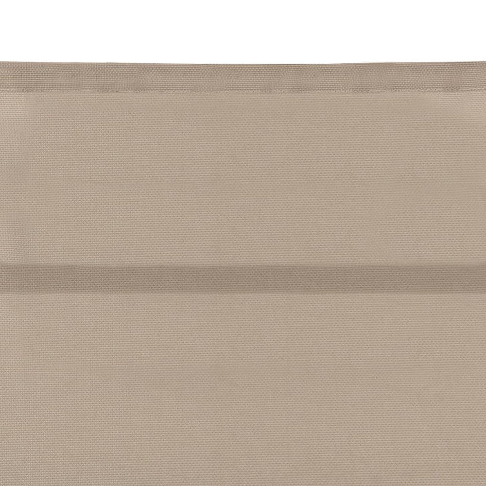 Ligbed textileen en aluminium crèmekleurig MeubelReus