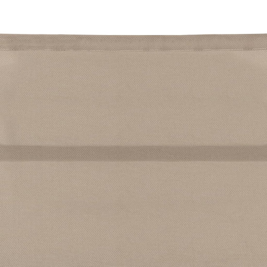 Ligbed textileen en aluminium crèmekleurig MeubelReus