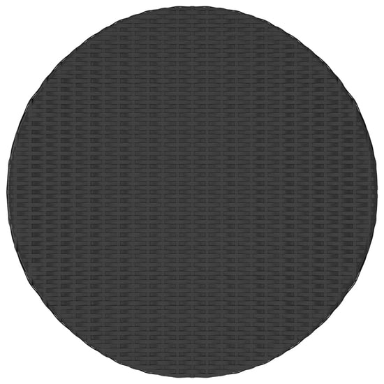 Salontafel 68x68x30 cm poly rattan zwart MeubelReus