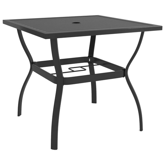 Tuintafel 81,5x81,5x72 cm staal antraciet MeubelReus