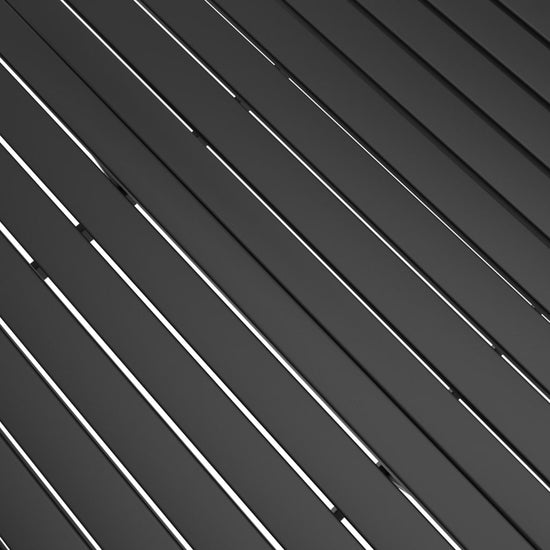 Tuintafel 140x80x72 cm staal antraciet MeubelReus