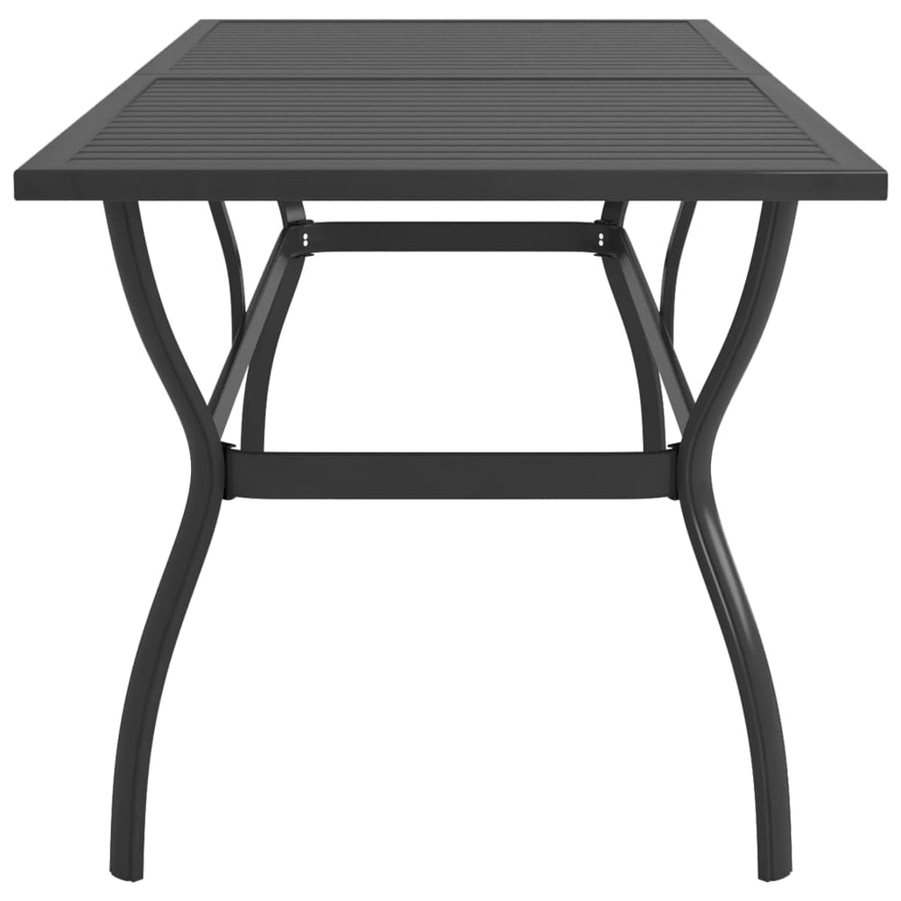 Tuintafel 190x80x72 cm staal antraciet MeubelReus