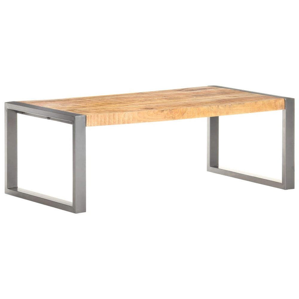 Salontafel 110x60x40 cm ruw mangohout MeubelReus