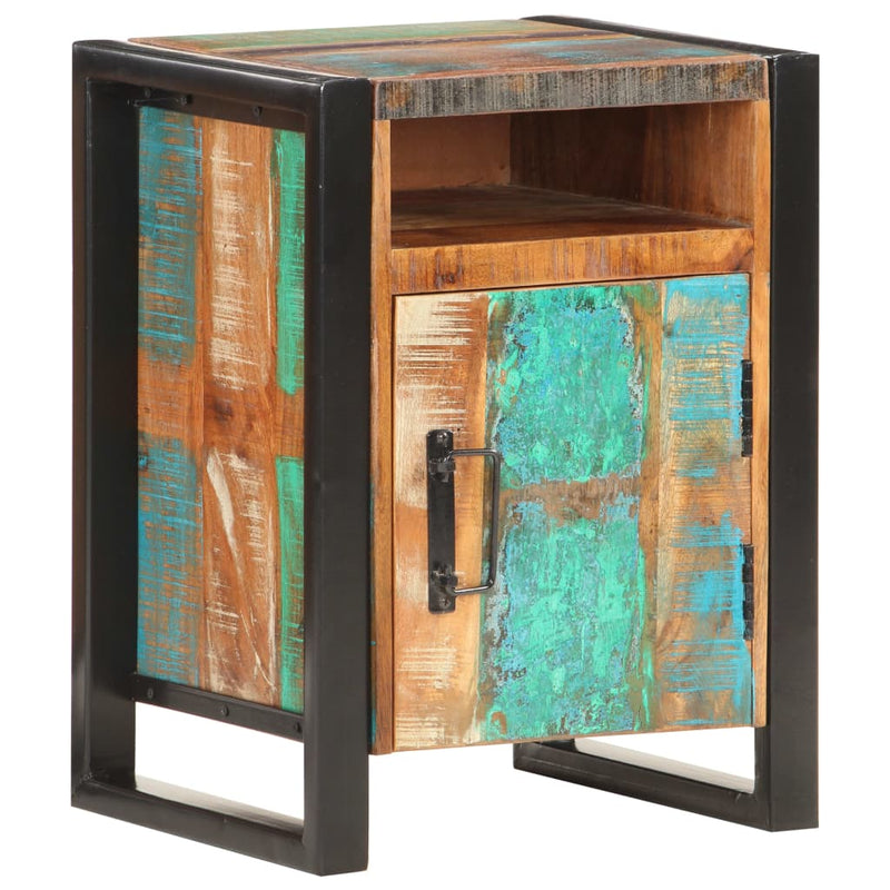 Nachtkastje 40x35x55 cm massief gerecycled hout MeubelReus