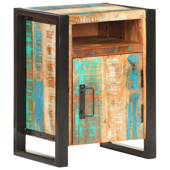 Nachtkastje 40x35x55 cm massief gerecycled hout MeubelReus