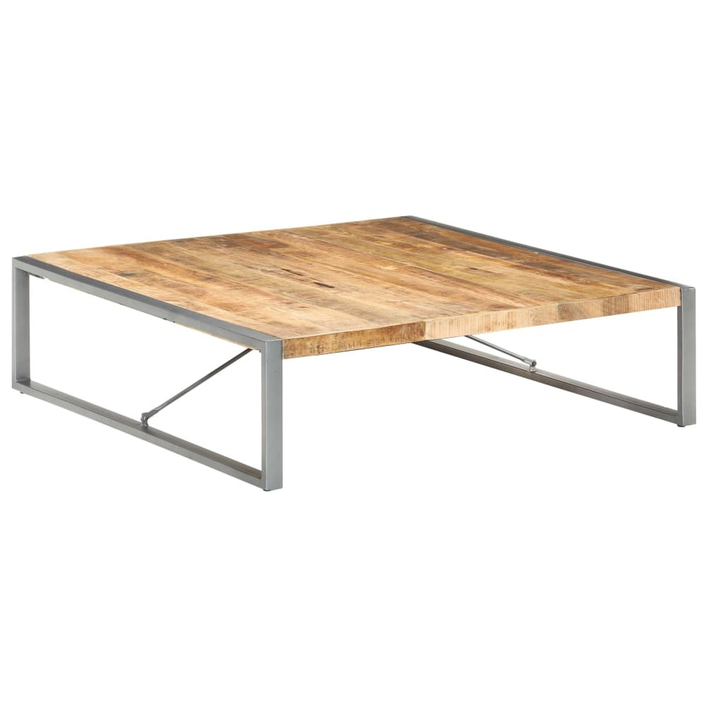 Salontafel 140x140x40 cm ruw mangohout MeubelReus