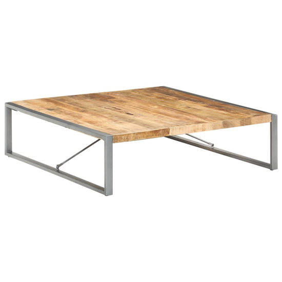 Salontafel 140x140x40 cm ruw mangohout MeubelReus