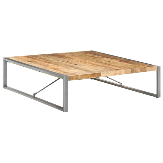 Salontafel 140x140x40 cm ruw mangohout MeubelReus