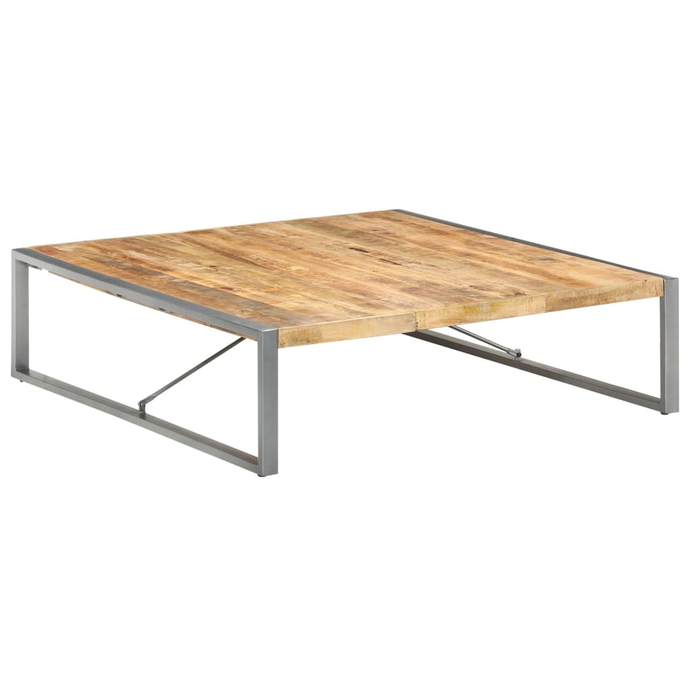 Salontafel 140x140x40 cm ruw mangohout MeubelReus