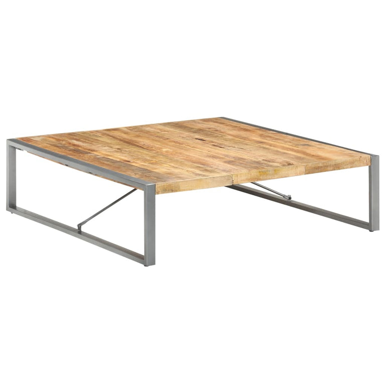 Salontafel 140x140x40 cm ruw mangohout MeubelReus