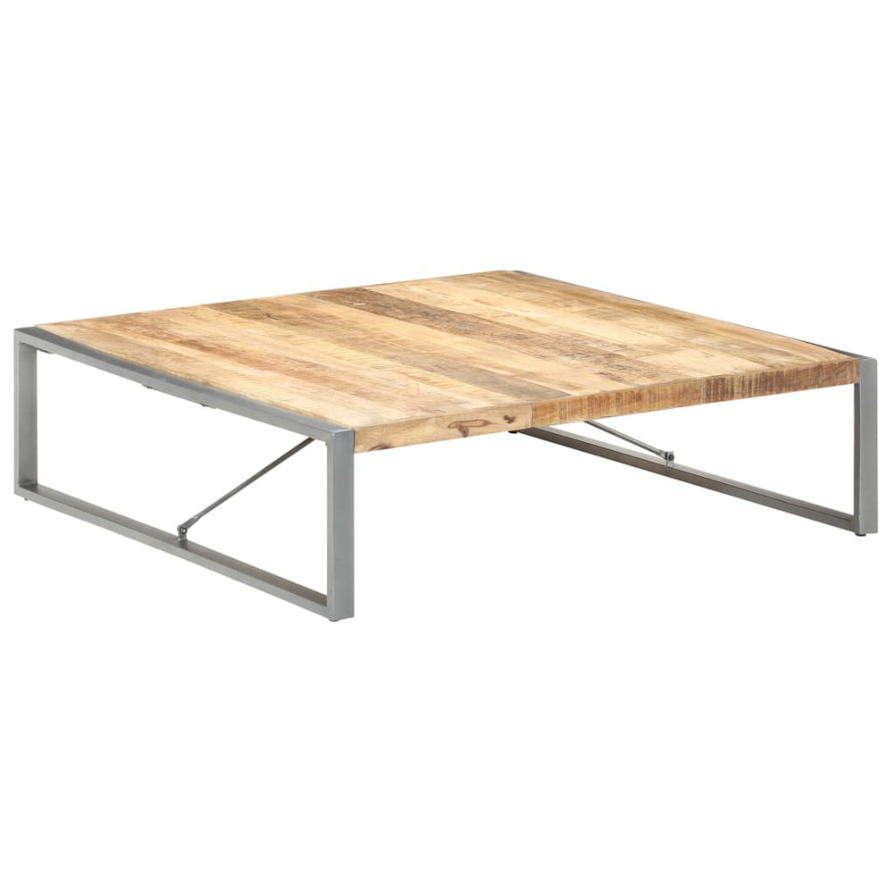 Salontafel 140x140x40 cm ruw mangohout MeubelReus