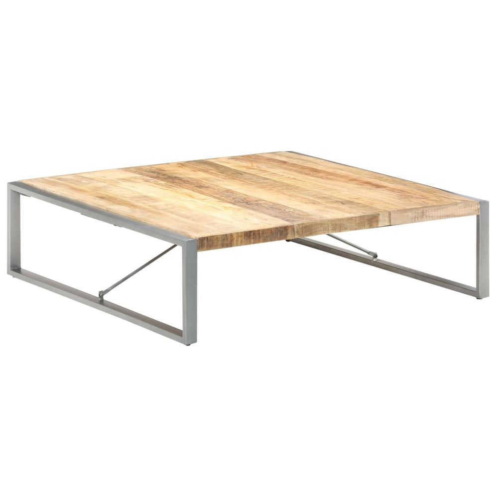 Salontafel 140x140x40 cm ruw mangohout MeubelReus