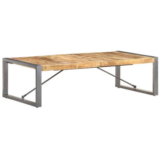 Salontafel 140x70x40 cm ruw mangohout MeubelReus