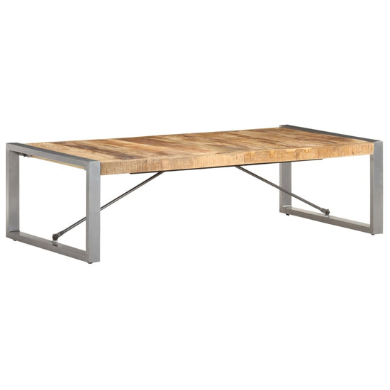 Salontafel 140x70x40 cm ruw mangohout MeubelReus