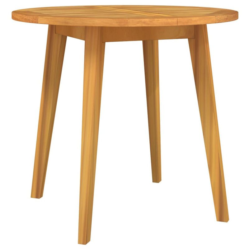 Tuintafel Ø85x75 cm massief acaciahout MeubelReus
