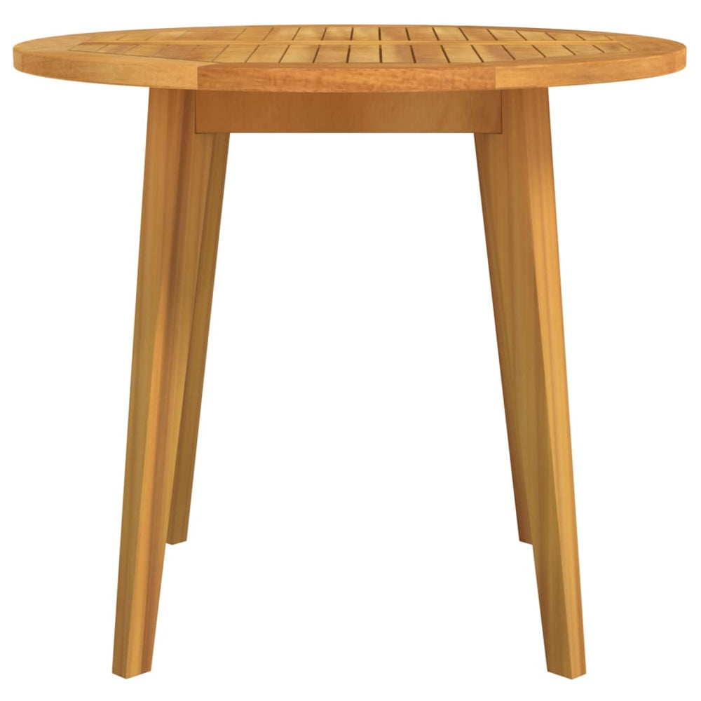 Tuintafel Ø85x75 cm massief acaciahout MeubelReus