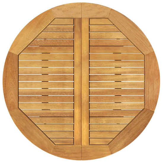 Tuintafel Ø85x75 cm massief acaciahout MeubelReus
