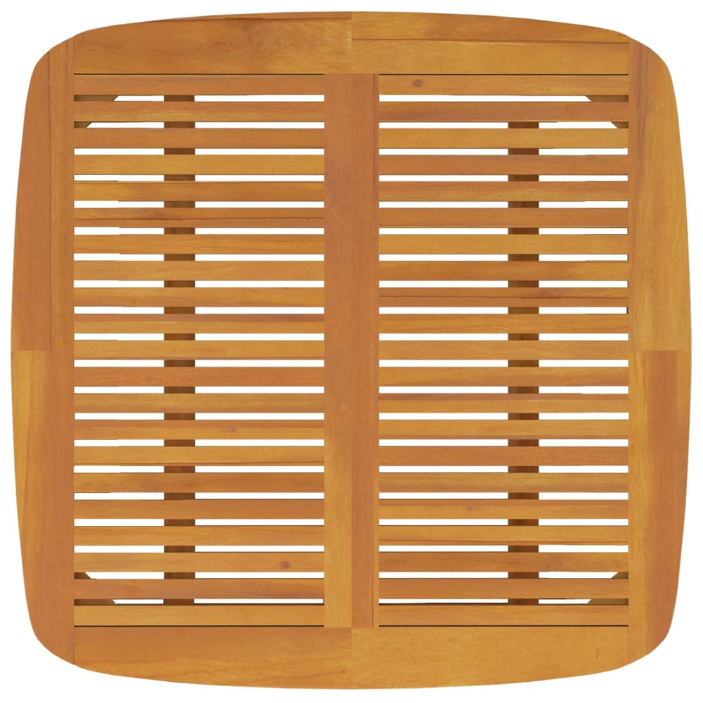 Tuintafel 85x85x75 cm massief acaciahout MeubelReus
