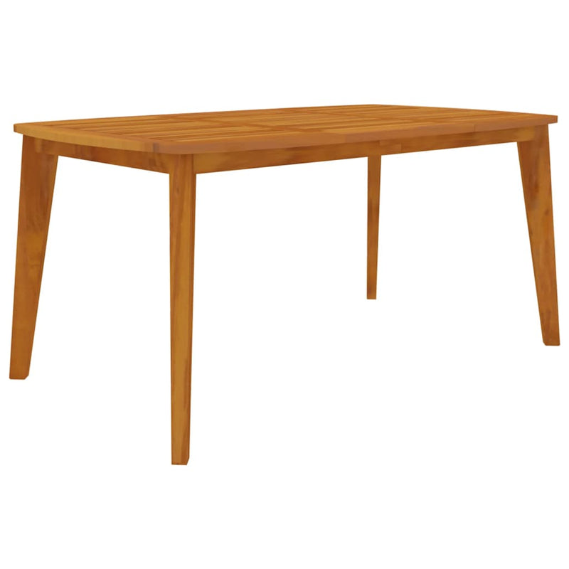 Tuintafel 160x90x75 cm massief acaciahout MeubelReus