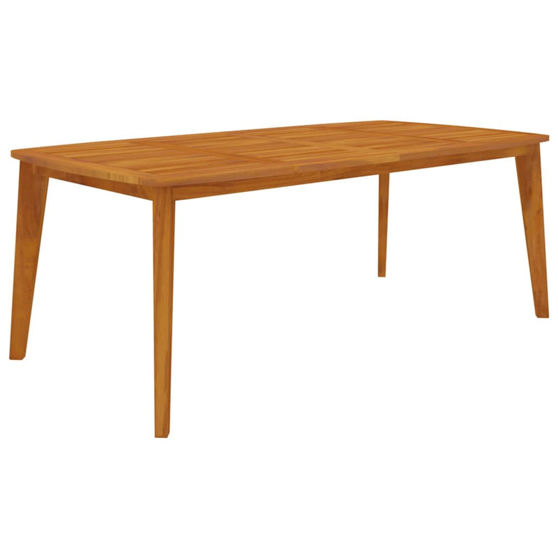 Tuintafel 200x100x75 cm massief acaciahout MeubelReus